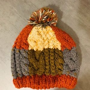 ASOS Color-block Pom Beanie